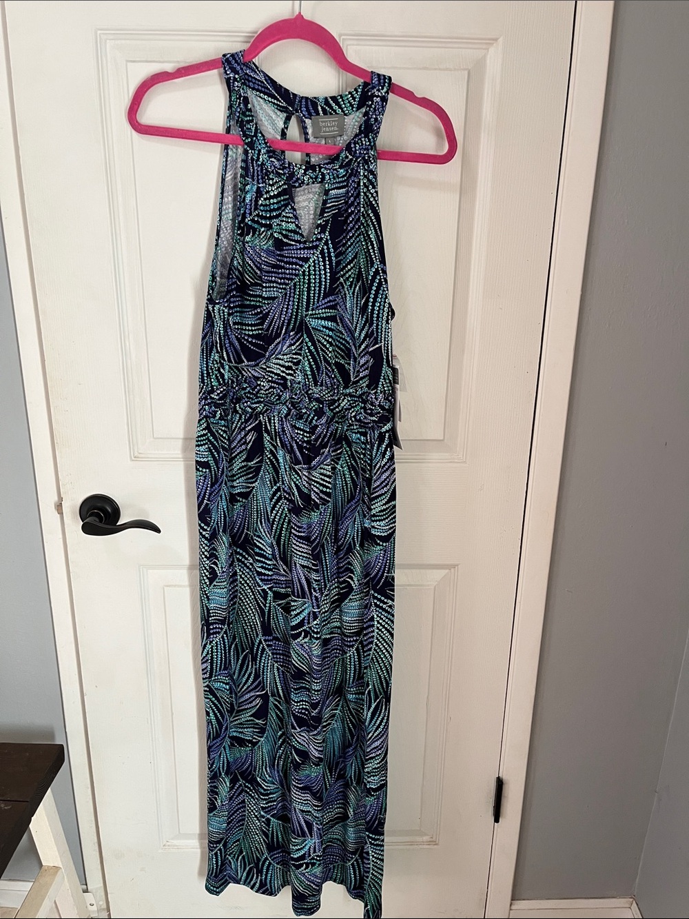Berkley Jensen Braided Halter Maxi Dress